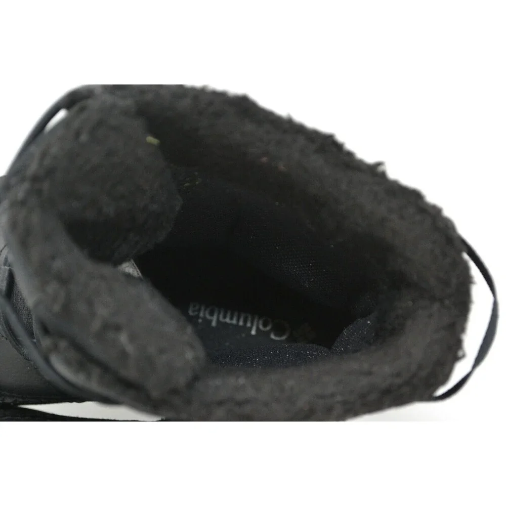 Columbia Waterproof Boots Youth 5 Bugaboot Celsius Black Lace Up BY4430-010‎